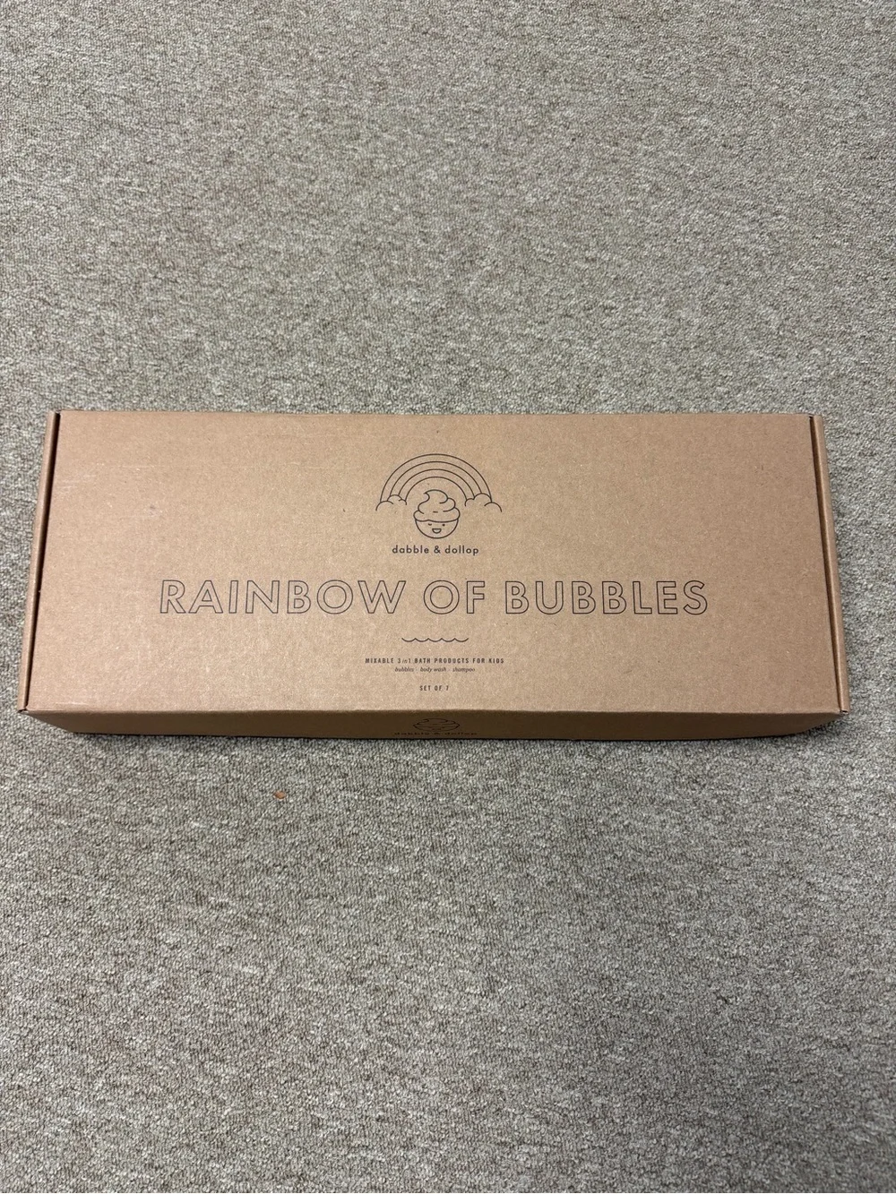 BRAND NEW! Dabble & Dollop Rainbow Gel Hand Soap Set